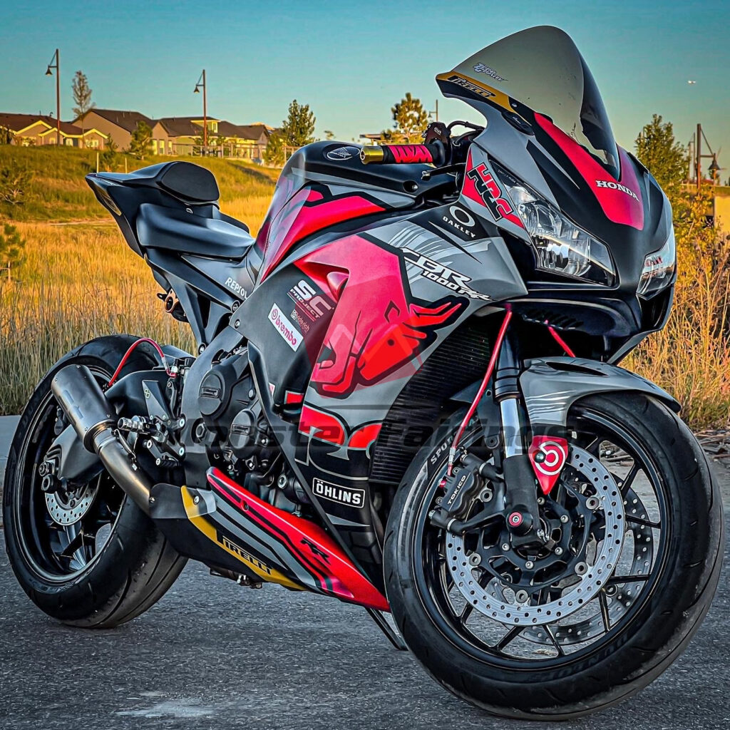 Monster Fairings ABS fairing kit for Honda CBR1000RR 2012 - 2016 - Matte Custom Bull, precise OEM fit