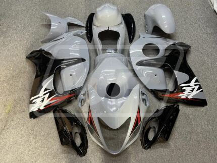 Suzuki GSXR 1300 2008-2020 Gloss Nardo Grey & Black Limited ABS Fairings | Monster Fairings