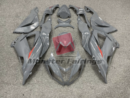 Kawasaki ZX6R 2013 - 2018 Nardo and Red ABS fairings - custom motorcycle bodywork kit by Monster Fairings