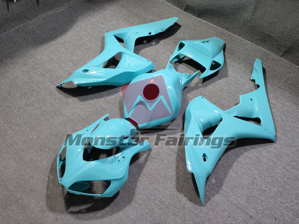 Honda CBR1000RR custom ABS fairings 2006 - 2007 in Teal - durable replacement kit, Monster Fairings