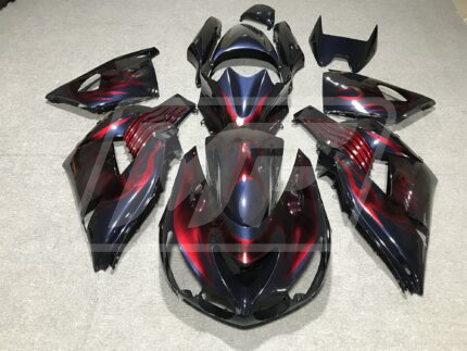 Kawasaki ZX14R 2006-2011 Flame ABS Fairings | Monster Fairings
