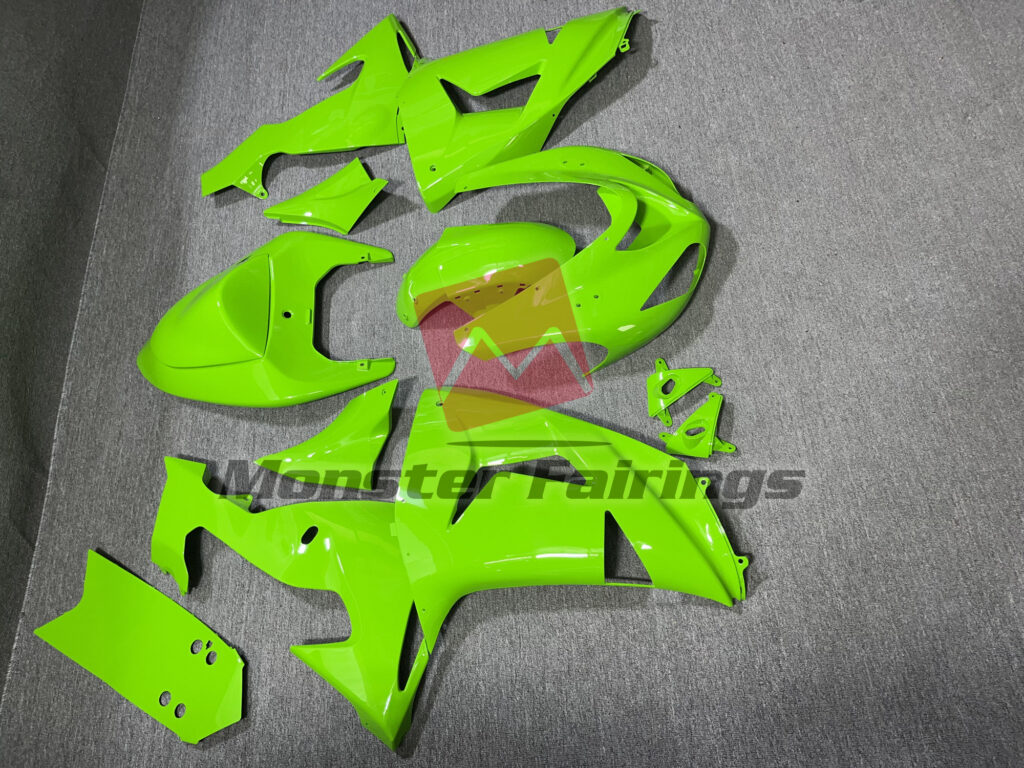 Green ABS fairings for Kawasaki ZX10R 2006 - 2007 - premium OEM fit kit by Monster Fairings