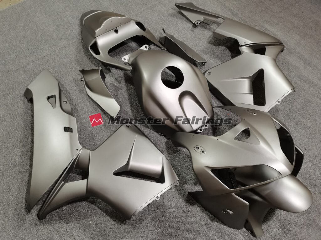 Matte Silver ABS fairings for Honda CBR600RR 2005 - 2006 - premium OEM fit kit by Monster Fairings