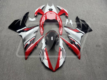 Triumph Daytona 675 2013-2017 Red White and Black Style ABS Fairings | Monster Fairings