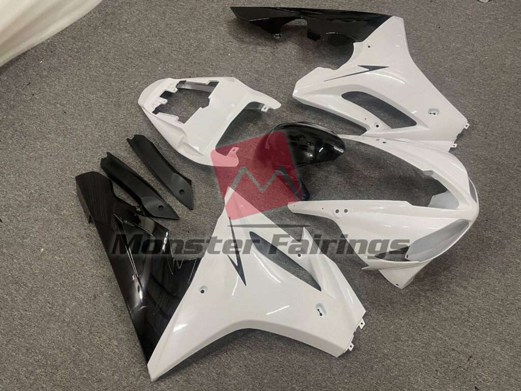 Gloss White ABS fairings for Triumph Daytona 675 2009 - 2012 - premium OEM fit kit by Monster Fairings