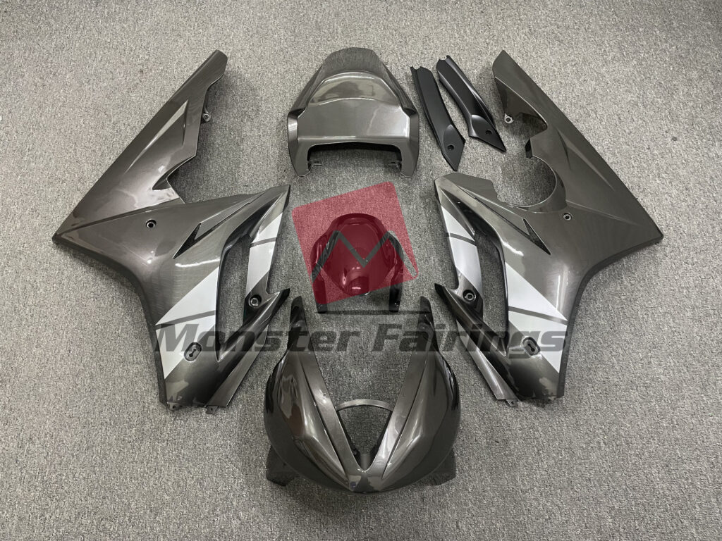 Triumph Daytona 675 2009 - 2012 Grey Gloss ABS fairings - custom motorcycle bodywork kit by Monster Fairings