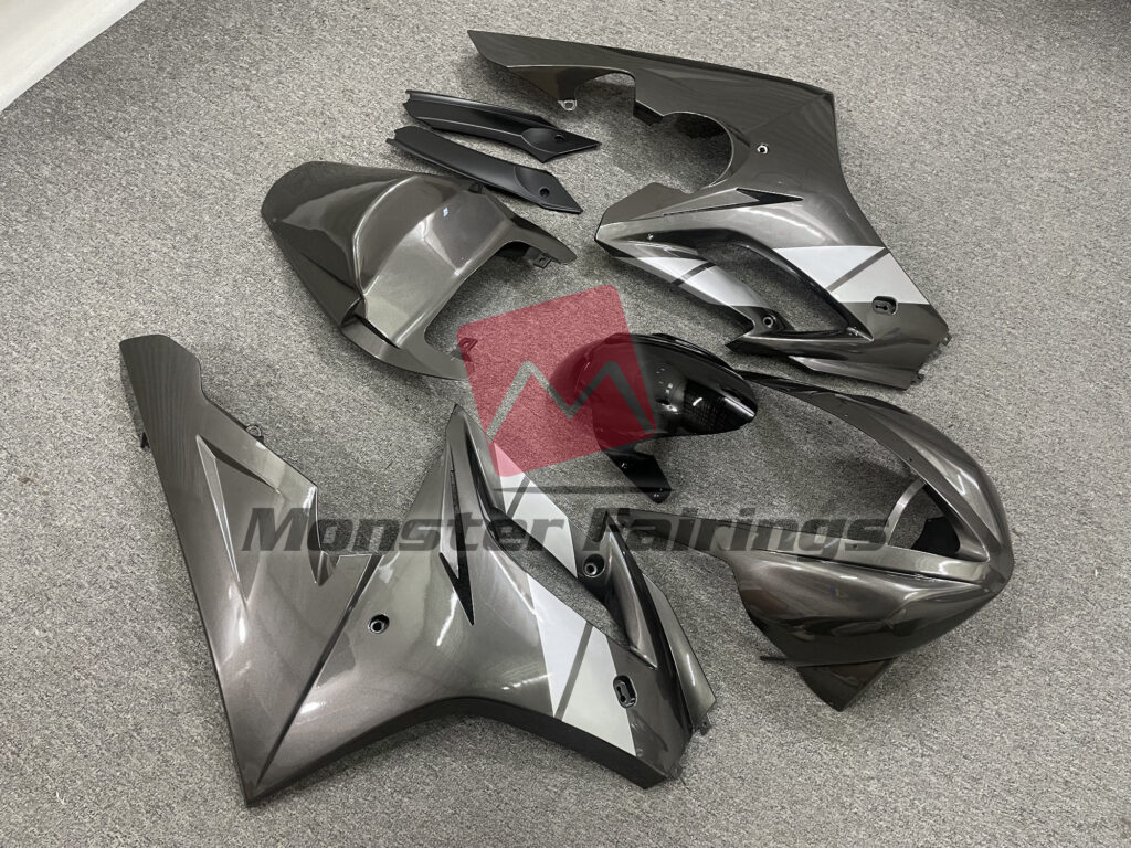 Grey Gloss ABS fairings for Triumph Daytona 675 2009 - 2012 - premium OEM fit kit by Monster Fairings