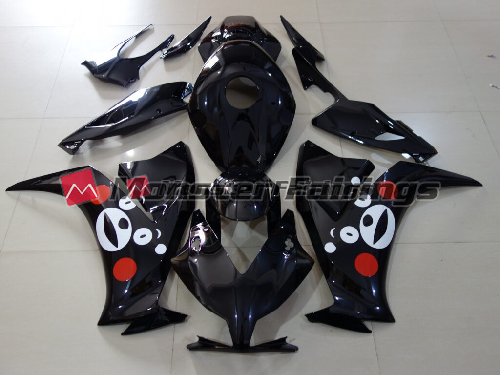 Honda CBR1000RR 2012 - 2016 Gloss Black Funky Design ABS fairings - custom motorcycle bodywork kit by Monster Fairings