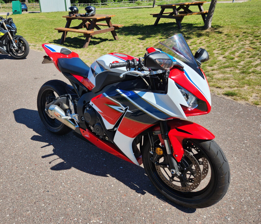 Monster Fairings ABS fairing kit for Honda CBR1000RR 2012 - 2016 - Red with White & Blue, precise OEM fit