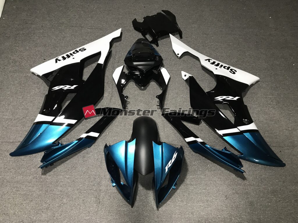 Yamaha R6 2008 - 2016 Custom Spiffy ABS fairings - custom motorcycle bodywork kit by Monster Fairings