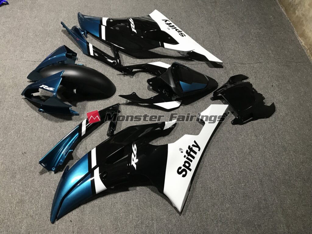 Yamaha R6 custom ABS fairings 2008 - 2016 in Custom Spiffy - durable replacement kit, Monster Fairings
