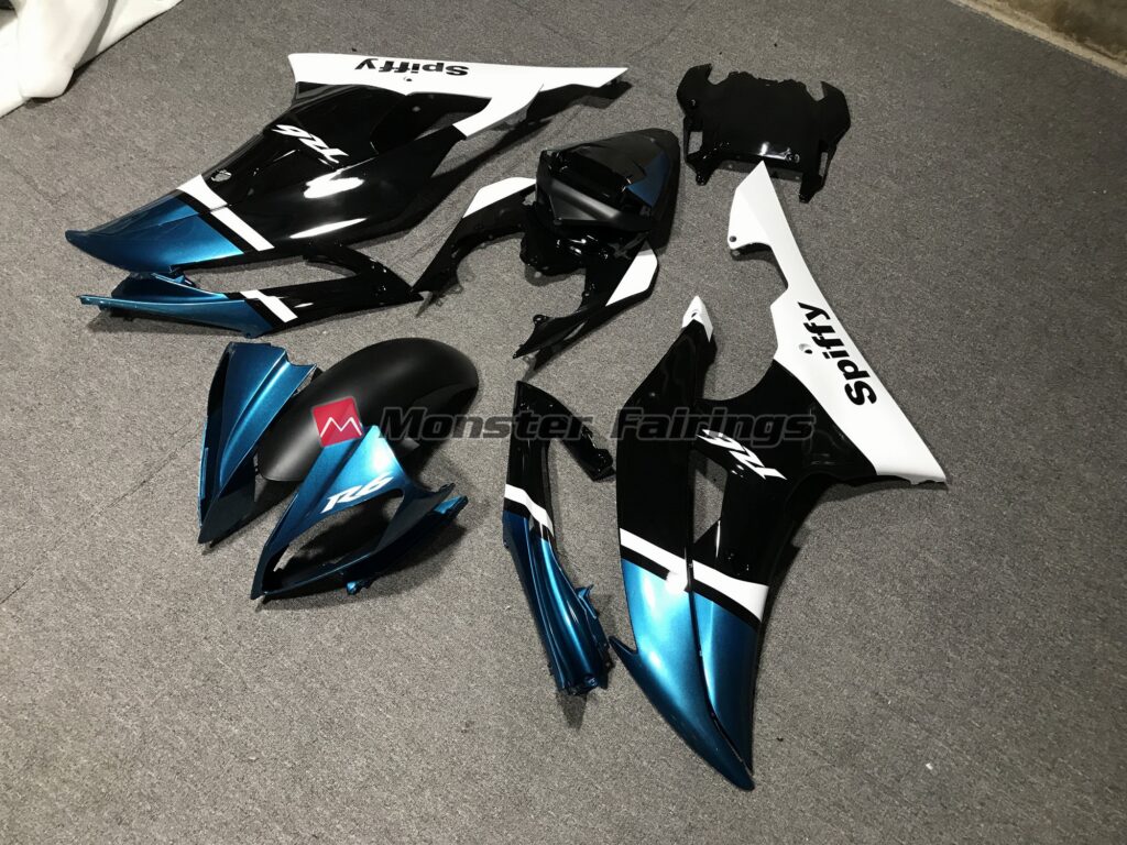 2008 - 2016 Yamaha R6 Custom Spiffy fairing set - ABS injection, custom painted by Monster Fairings