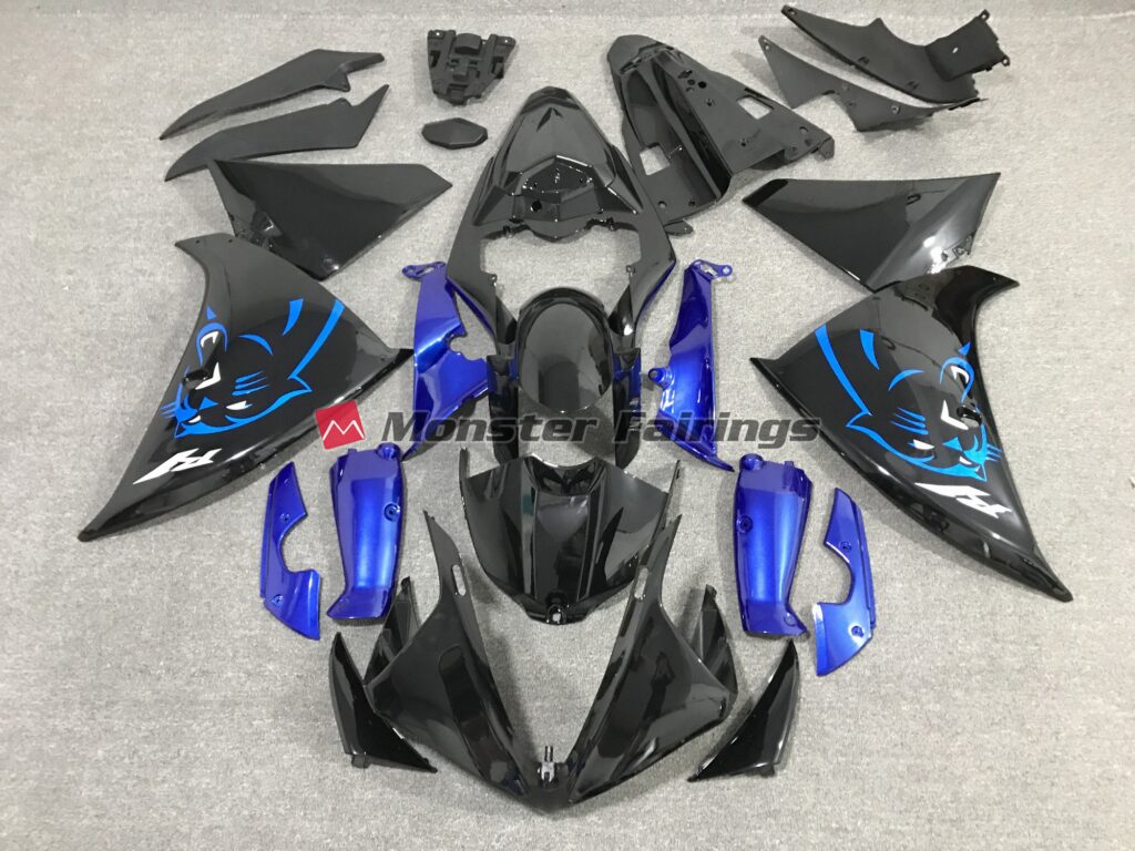 Blue Panther ABS fairings for Yamaha R1 2009 - 2011 - premium OEM fit kit by Monster Fairings