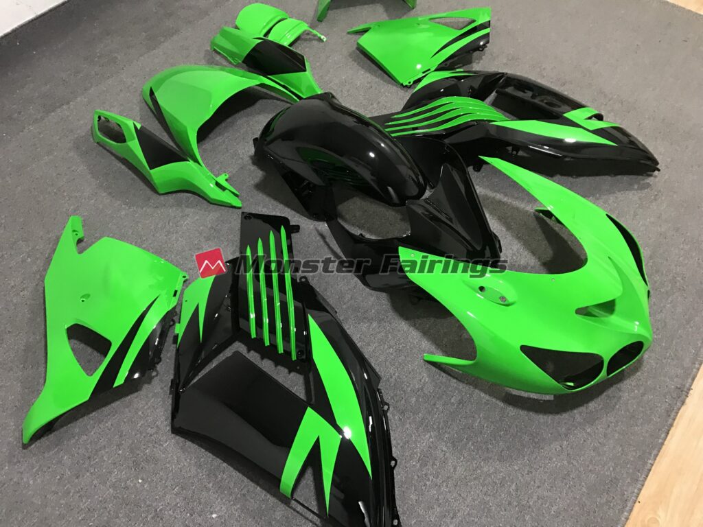 Bright Green ABS fairings for Kawasaki ZX14R 2006 - 2011 - premium OEM fit kit by Monster Fairings