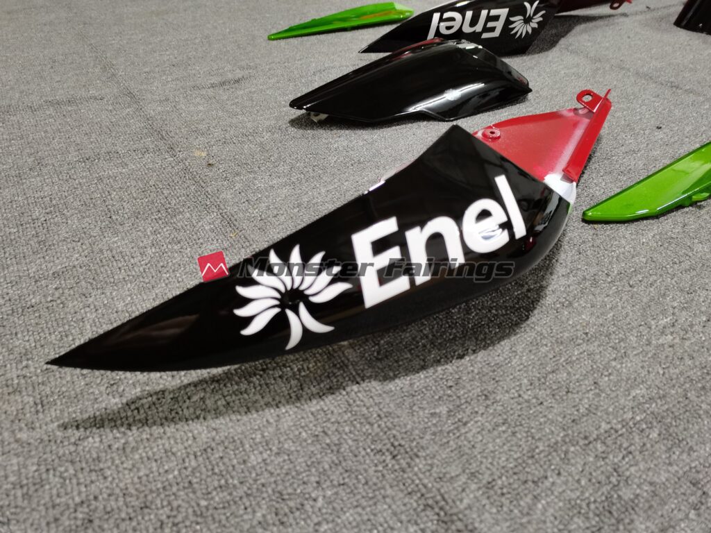 Gloss White Red Black & Green ABS fairings for Ducati 959 - premium OEM fit kit by Monster Fairings