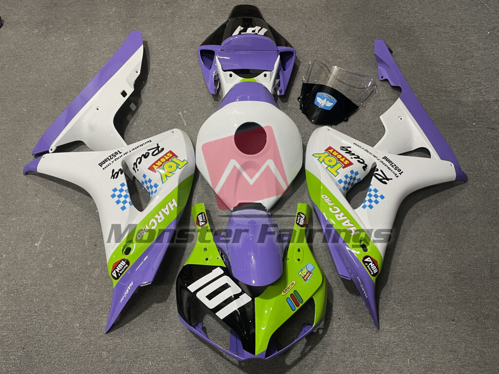 Honda CBR1000RR 2006 - 2007 Toy Story ABS fairings - custom motorcycle bodywork kit by Monster Fairings