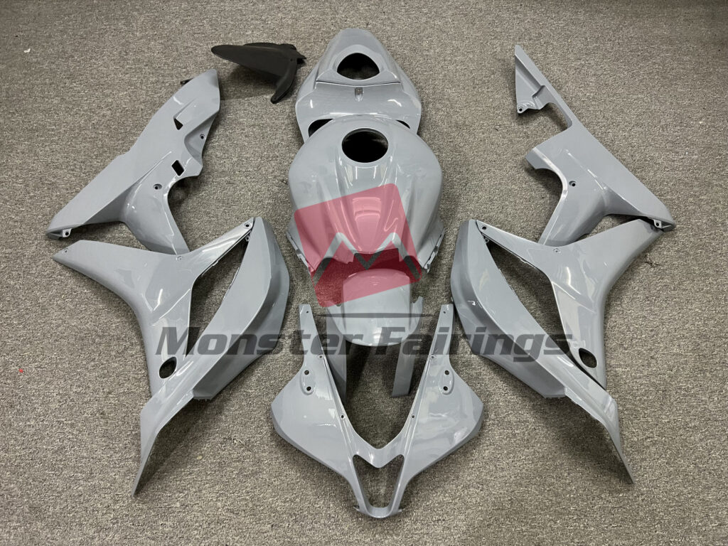 Honda CBR600RR 2007 - 2008 Plain Gloss Nardo Gray ABS fairings - custom motorcycle bodywork kit by Monster Fairings