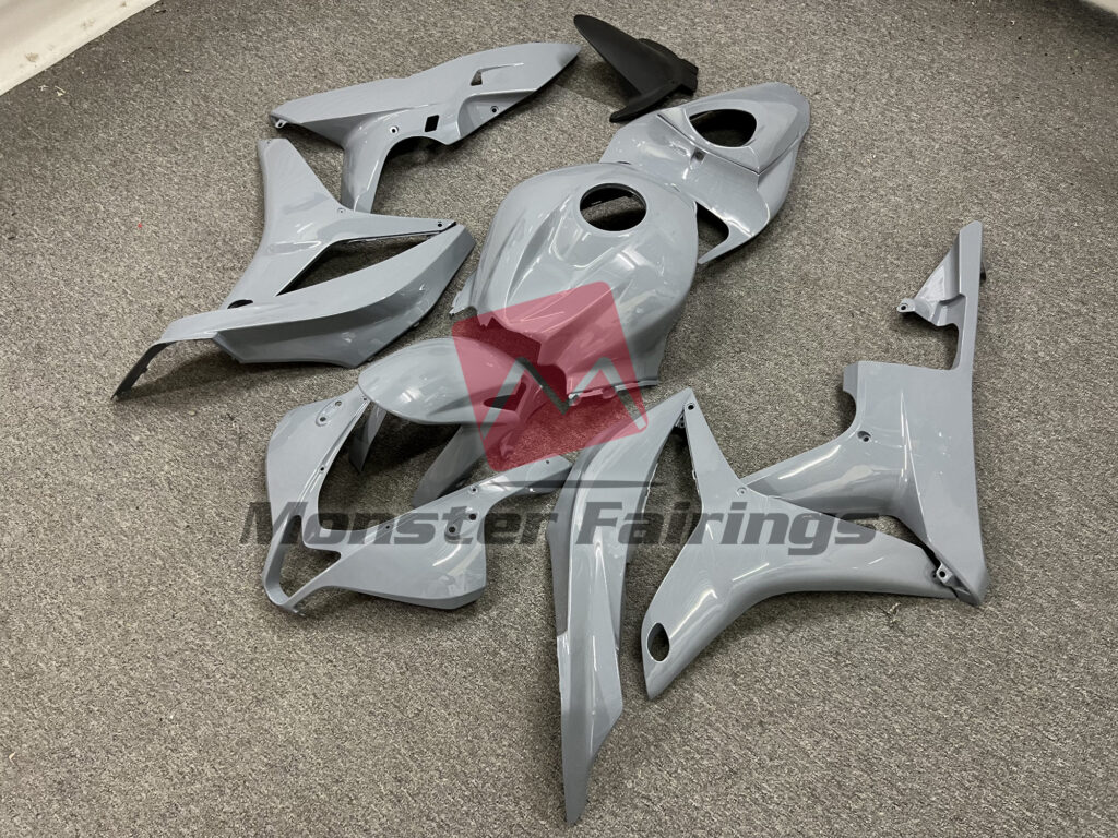 Plain Gloss Nardo Gray ABS fairings for Honda CBR600RR 2007 - 2008 - premium OEM fit kit by Monster Fairings