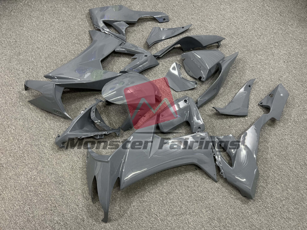 Gloss Nardo Gray ABS fairings for Kawasaki ZX10R 2008 - 2010 - premium OEM fit kit by Monster Fairings