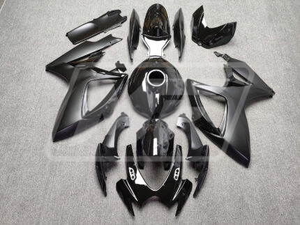 Suzuki GSXR 600-750 2006-2007 Gloss & Matte Black ABS Fairings | Monster Fairings