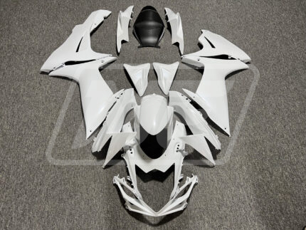 Suzuki GSXR 600-750 2011-2026 Gloss Pearl White ABS Fairings | Monster Fairings