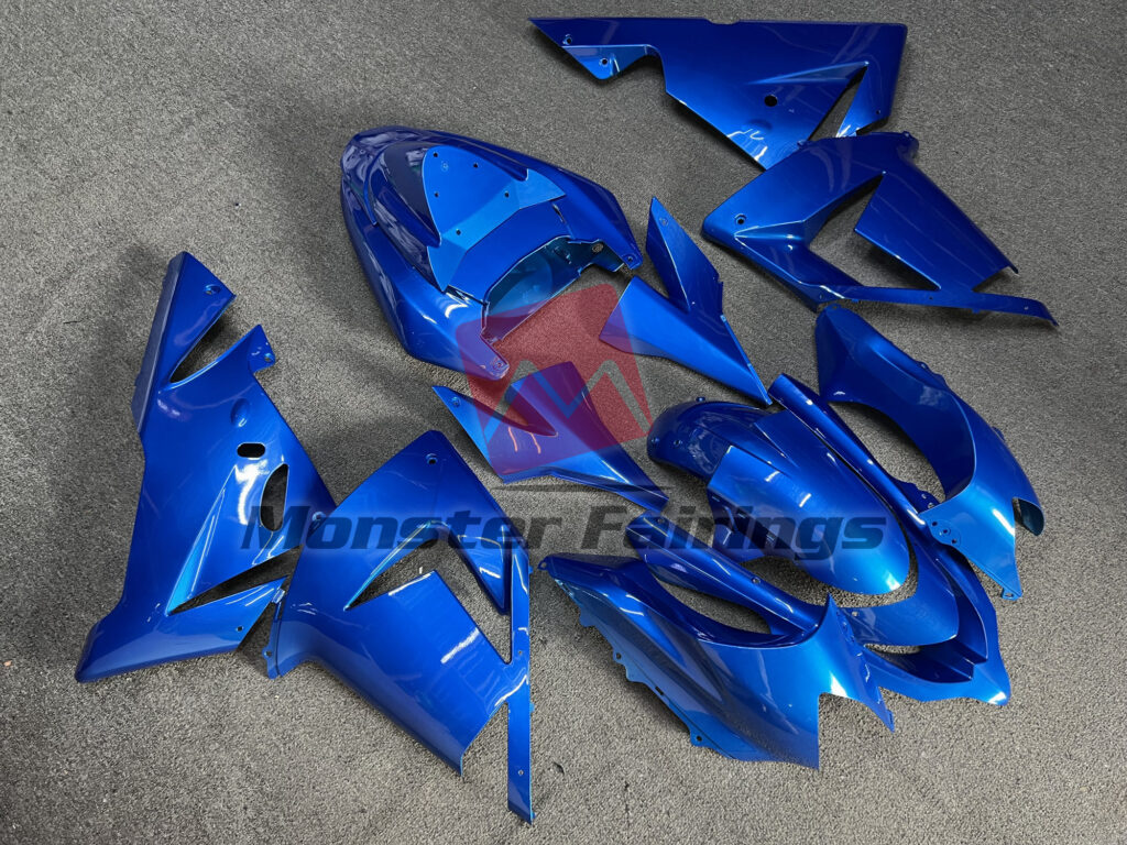 Gloss Bright Blue ABS fairings for Kawasaki ZX10R 2004 - 2005 - premium OEM fit kit by Monster Fairings