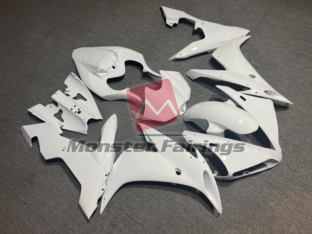 Yamaha R1 custom ABS fairings 2004 - 2006 Gloss White - durable replacement kit, Monster Fairings
