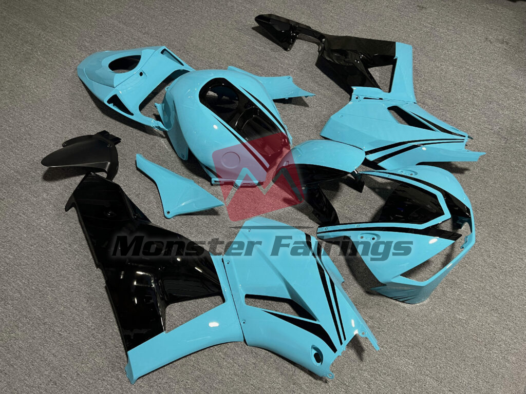 Gloss Light Blue & Black ABS fairings for Honda CBR600RR 2013 - 2025 - premium OEM fit kit by Monster Fairings