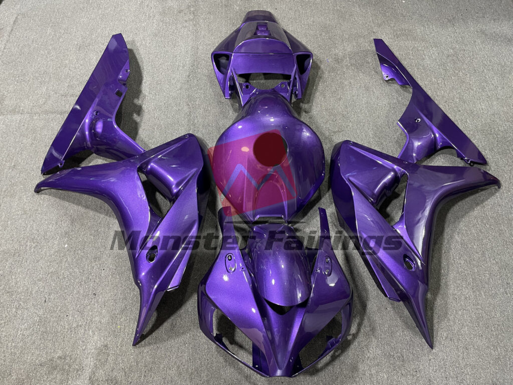 Honda CBR1000RR 2006 - 2007 Solid Purple ABS fairings - custom motorcycle bodywork kit by Monster Fairings
