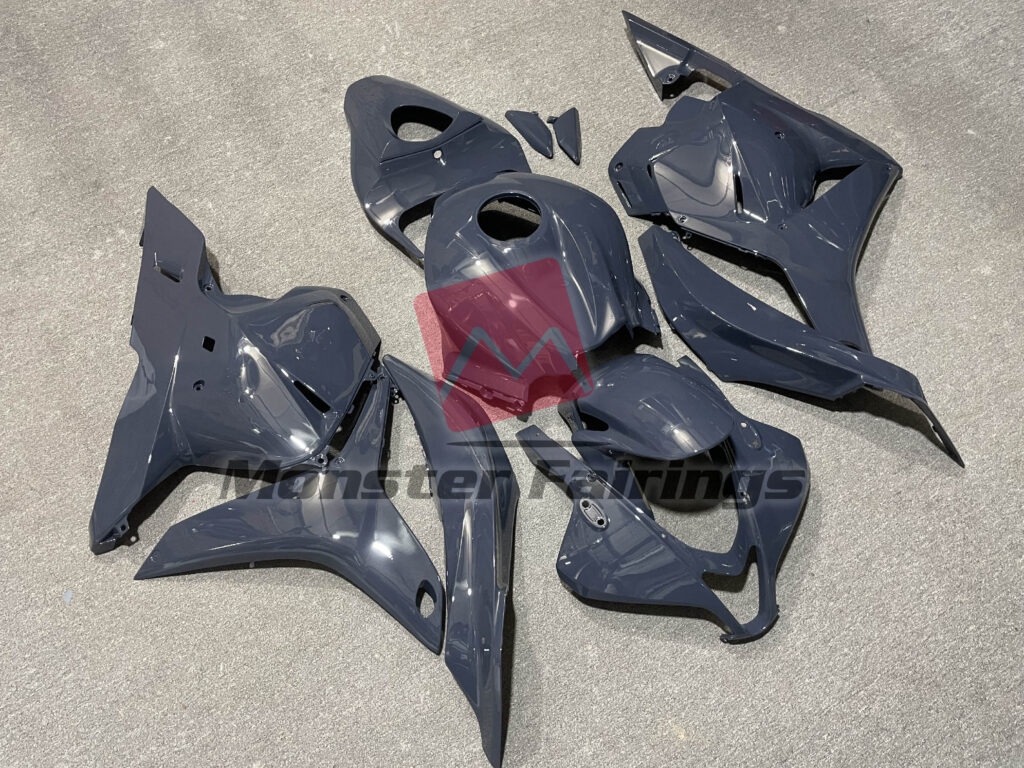 Honda CBR600RR custom ABS fairings 2009 - 2012 in Gloss Dark Nardo Gray - durable replacement kit, Monster Fairings