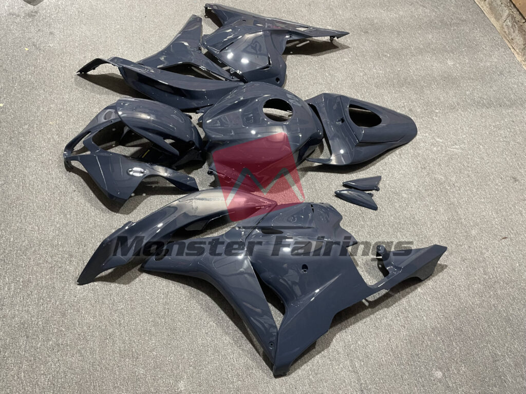 2009 - 2012 Honda CBR600RR Gloss Dark Nardo Gray fairing set - ABS injection, custom painted by Monster Fairings