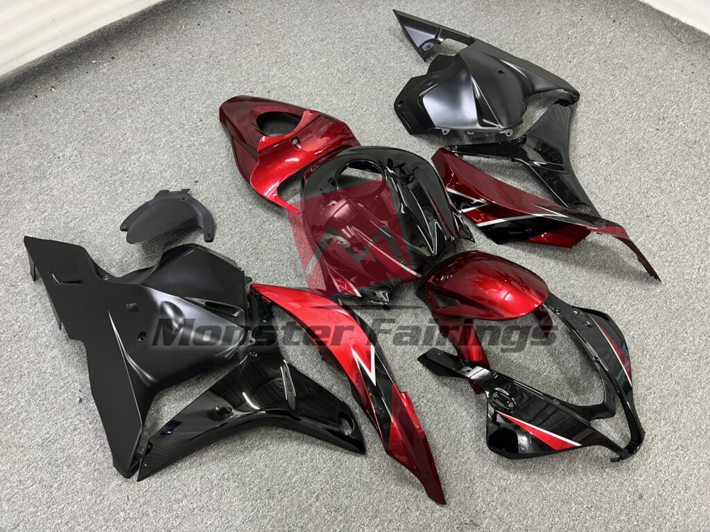 Gloss Red Black ABS fairings for Honda CBR600RR 2009 - 2012 - premium OEM fit kit by Monster Fairings