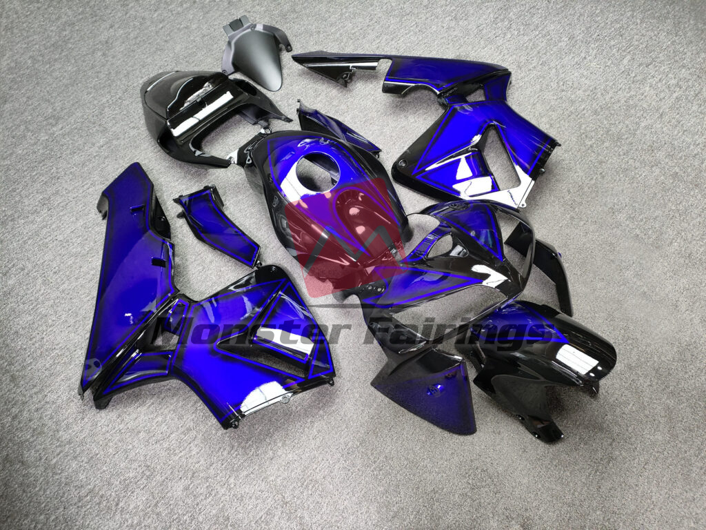Gloss Deep Blue & Black ABS fairings for Honda CBR600RR 2005 - 2006 - premium OEM fit kit by Monster Fairings