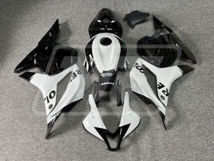 Honda CBR600RR 2009-2012 White/Black Repsol Plain ABS Fairings | Monster Fairings