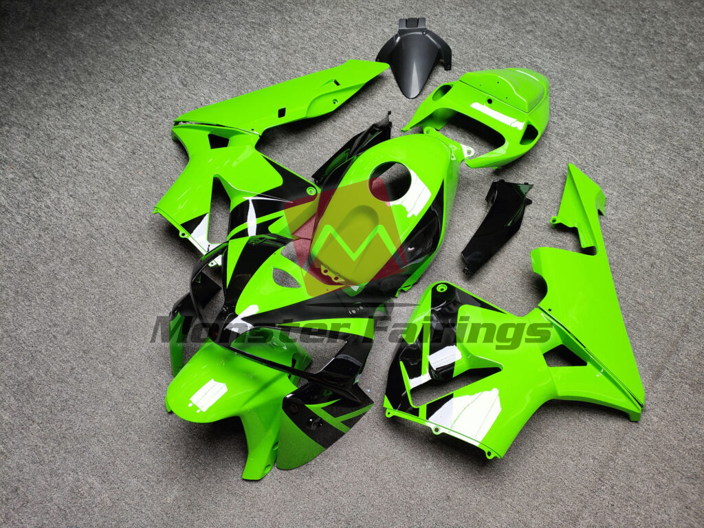 Gloss Green & Black ABS fairings for Honda CBR600RR 2005 - 2006 - premium OEM fit kit by Monster Fairings