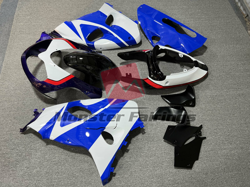 1998 - 2003 Suzuki TL1000R Blue and Black fairing set - ABS injection, custom painted by Monster Fairings