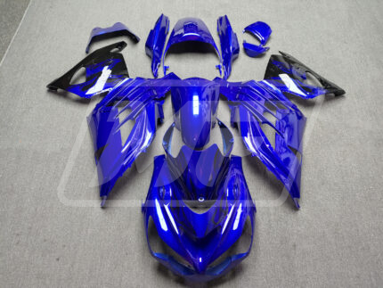 Kawasaki ZX14R 2012-2024 Gloss Ocean Blue ABS Fairings | Monster Fairings