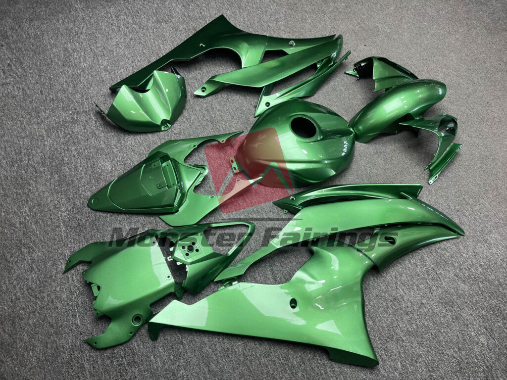 2008 - 2016 Yamaha R6 Gloss Seafoam Green fairing set - ABS injection, custom painted by Monster Fairings