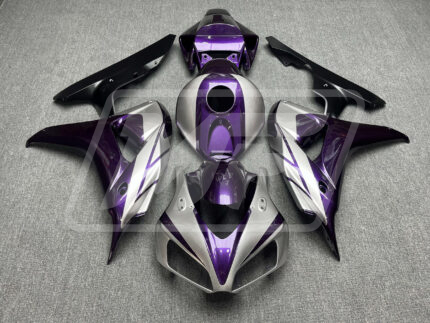 Honda CBR1000RR 2006-2007 Gloss Purple & White ABS Fairings | Monster Fairings