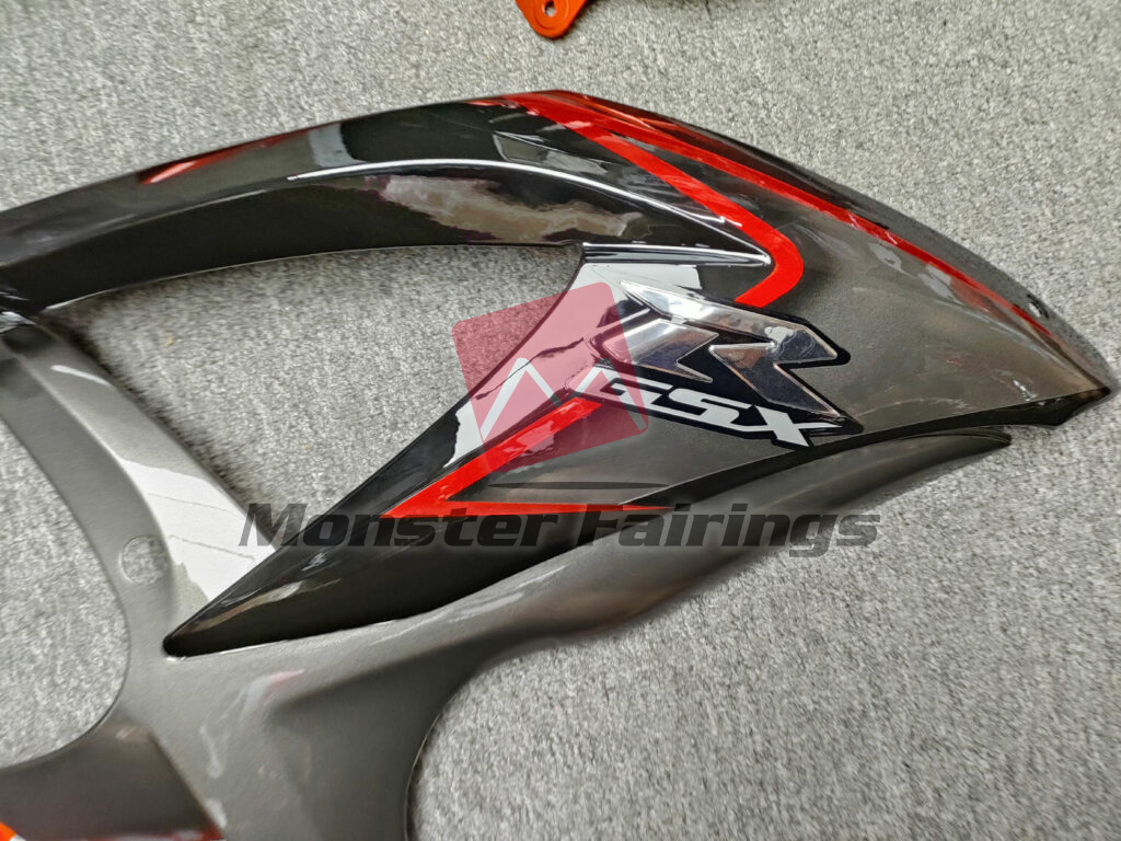 Gloss Burnt Orange Black & Gray ABS fairings for Suzuki GSXR 600 - 750 2008 - 2010 - premium OEM fit kit by Monster Fairings