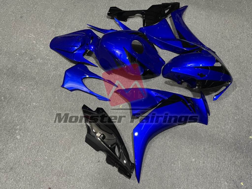 2012 - 2016 Honda CBR1000RR Deep Blue Gloss fairing set - ABS injection, custom painted by Monster Fairings