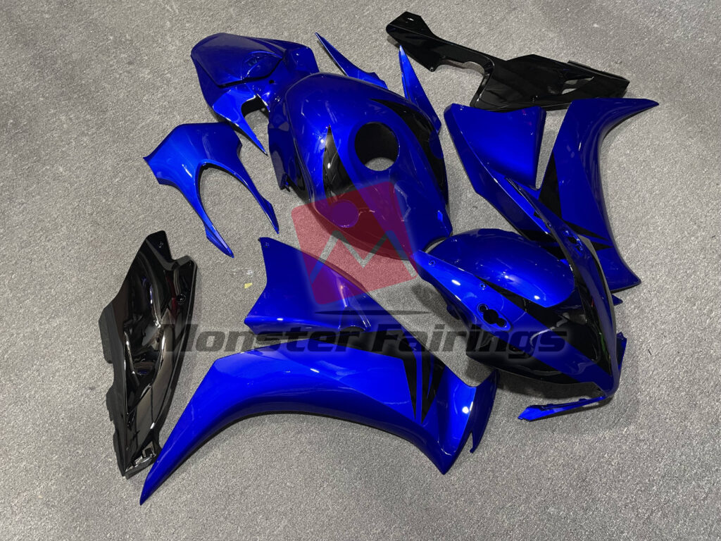 Honda CBR1000RR custom ABS fairings 2012 - 2016 in Deep Blue Gloss - durable replacement kit, Monster Fairings