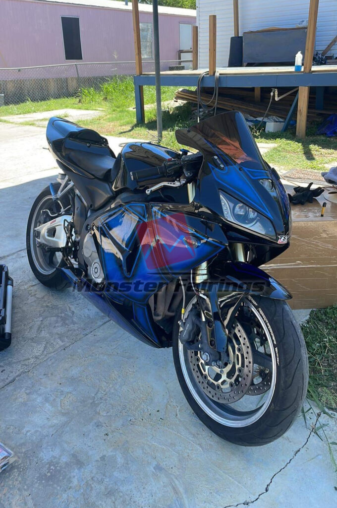 Honda CBR600RR 2005 - 2006 ABS fairings, Deep Light Blue - high - quality motorcycle kit by Monster Fairings