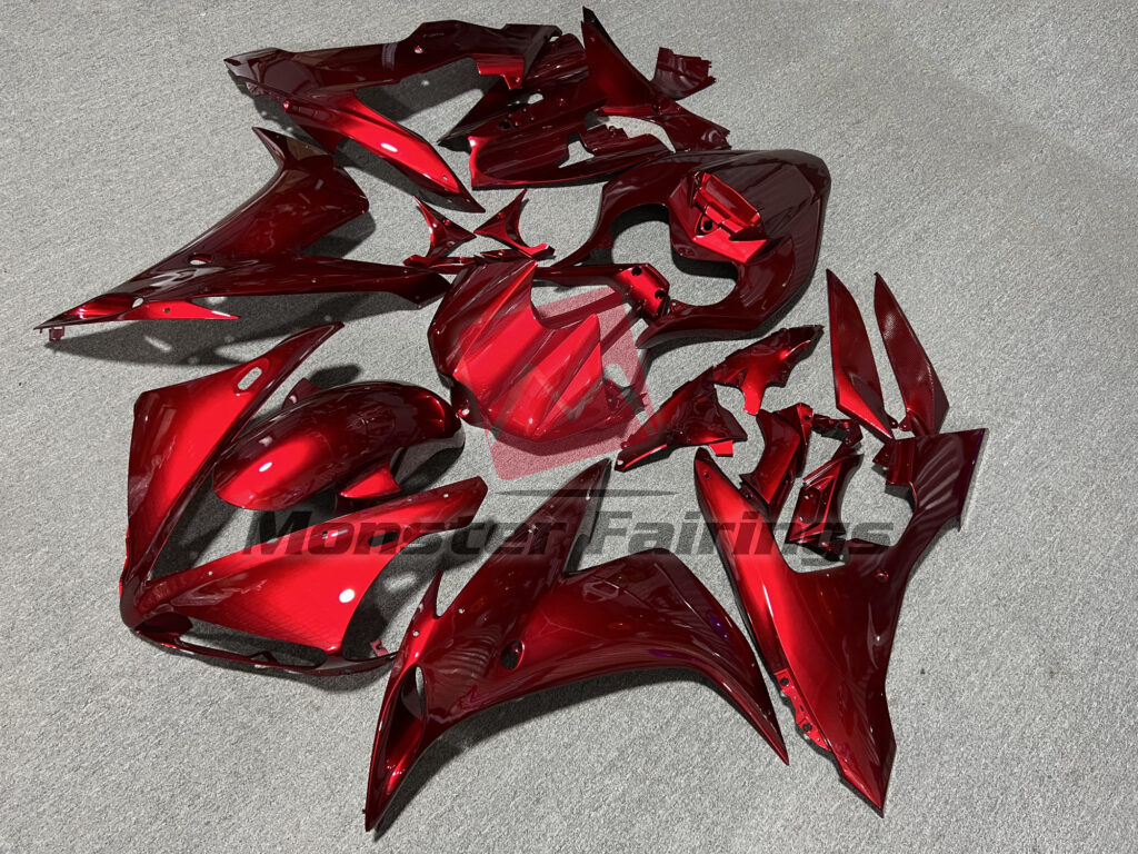 Gloss Deep Red ABS fairings for Yamaha R1 2004 - 2006 - premium OEM fit kit by Monster Fairings