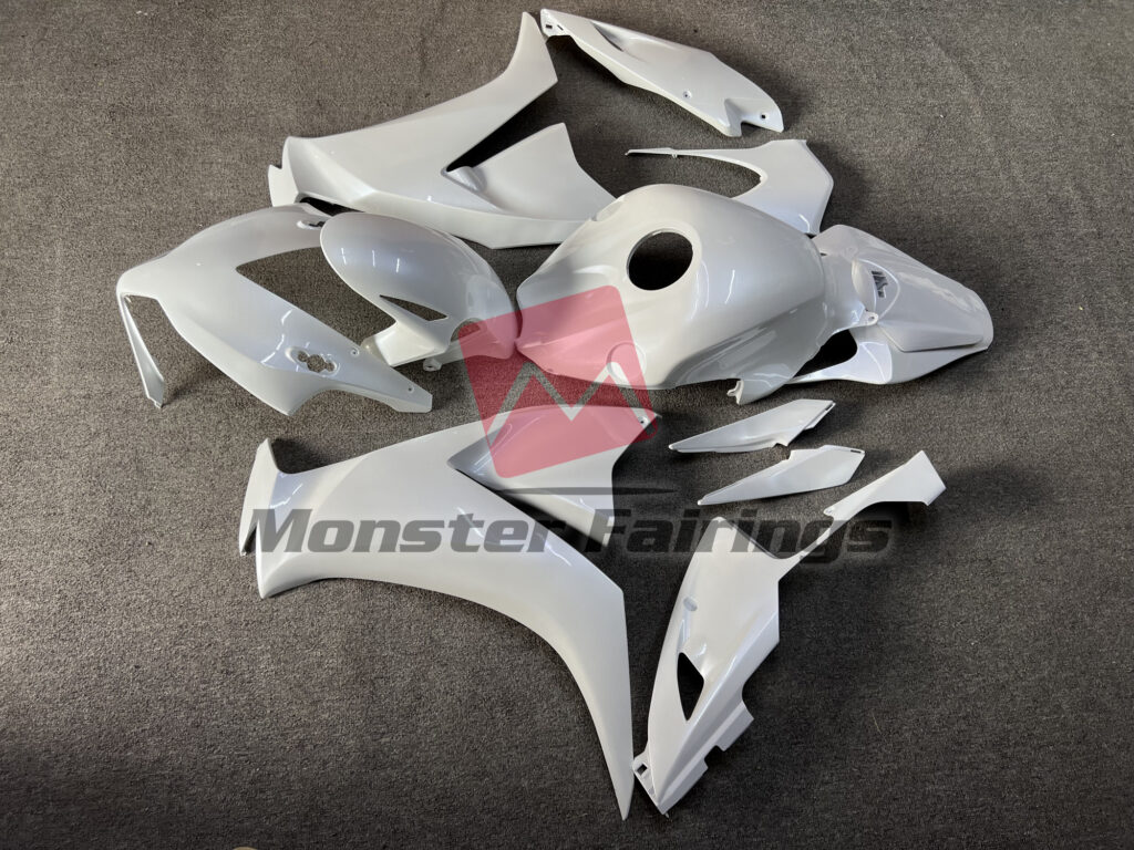 2012 - 2016 Honda CBR1000RR Pearl White fairing set - ABS injection, custom painted by Monster Fairings