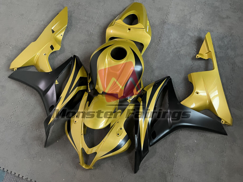 Honda CBR600RR custom ABS fairings 2007 - 2008 in Olive Green OEM Style - durable replacement kit, Monster Fairings
