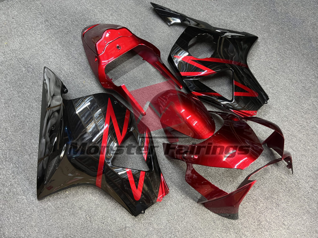 Gloss Electric Red ABS fairings for Honda CBR954RR 2002 - 2003 - premium OEM fit kit by Monster Fairings