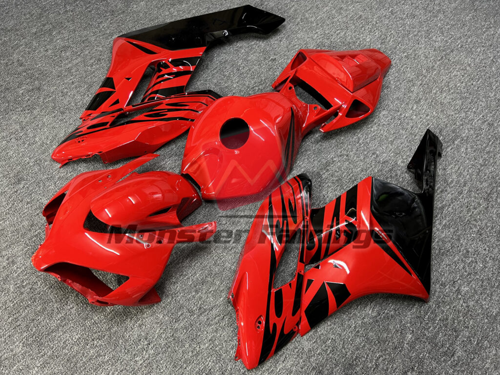 Gloss Red & and Black ABS fairings for Honda CBR1000RR 2004 - 2005 - premium OEM fit kit by Monster Fairings