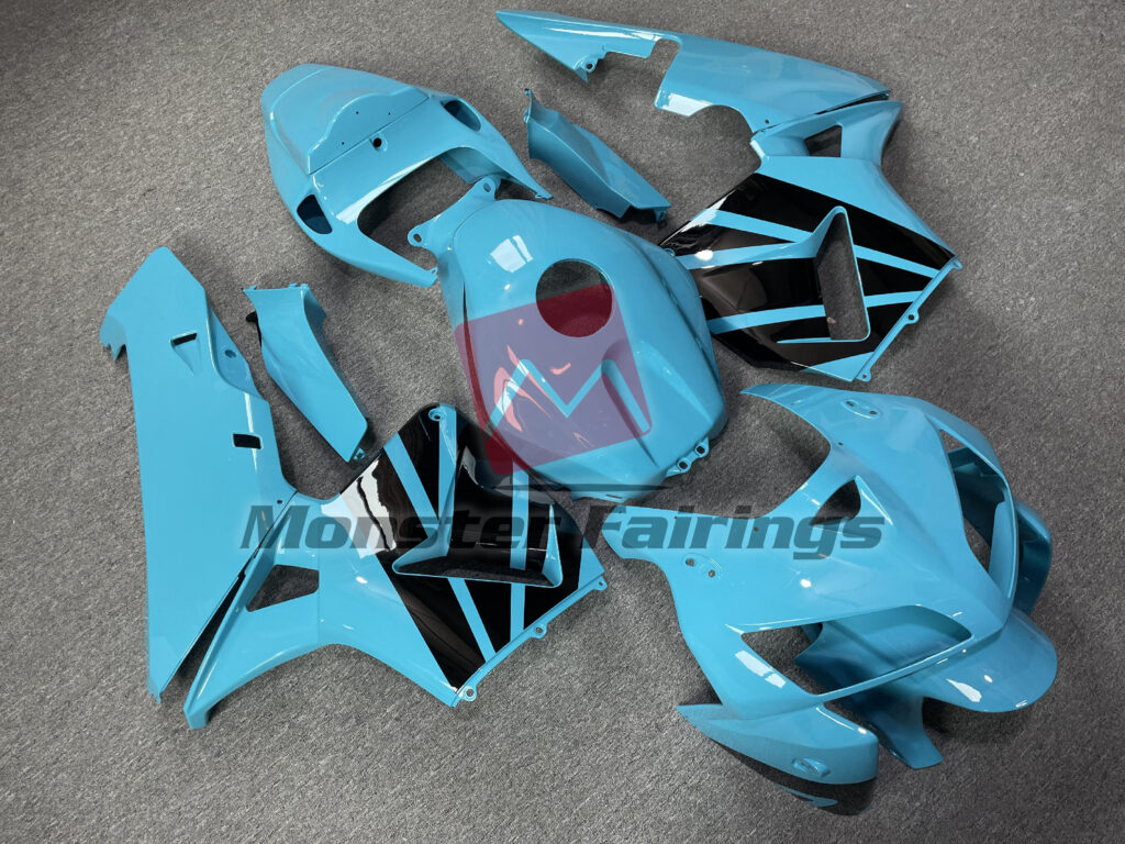 Gloss Light Blue OEM Style ABS fairings for Honda CBR600RR 2005 - 2006 - premium OEM fit kit by Monster Fairings