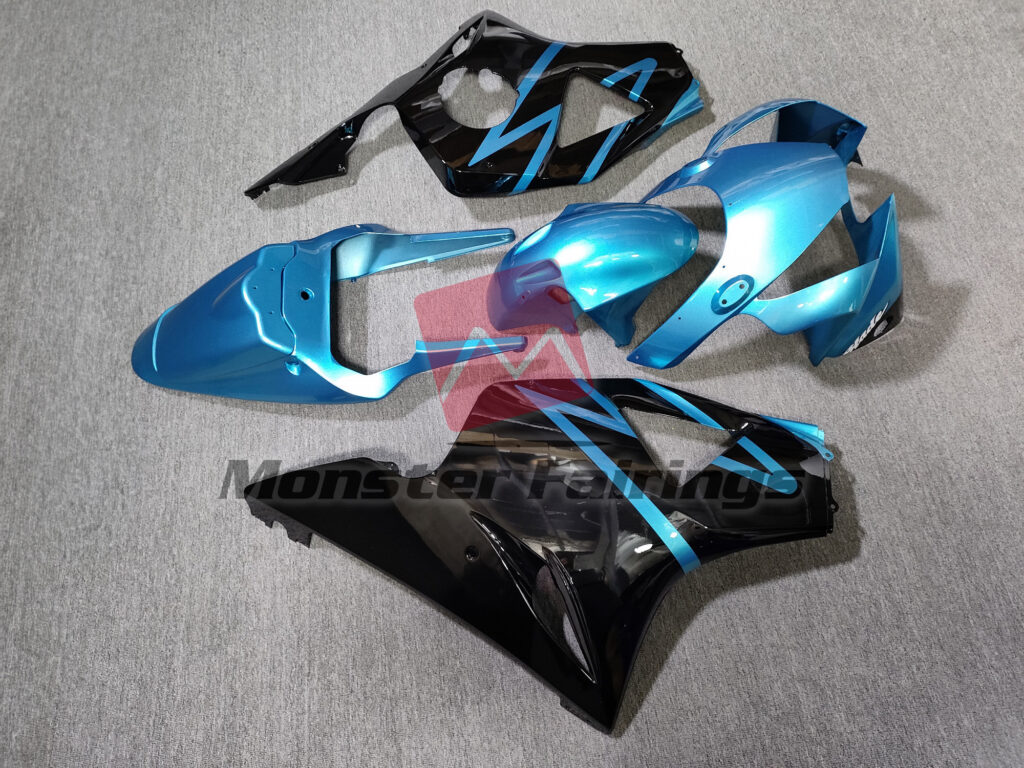Gloss Electric Light Blue ABS fairings for Honda CBR954RR 2002 - 2003 - premium OEM fit kit by Monster Fairings
